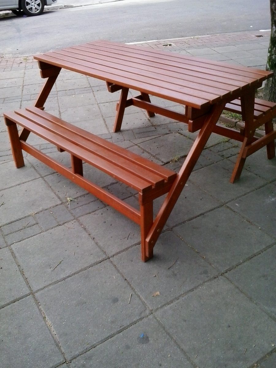 Lindo Banco Que Vira Mesa De Madeira Macica D NQ NP 22755 MLB20236253482 012015 F